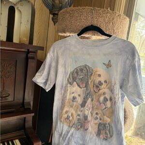 The Mountain Dog Pack Graphic T-Shirt - Black, Brown, Cream